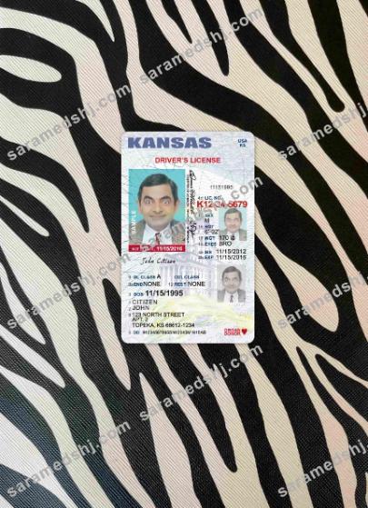 USA Kansas driving license under 21 photolook FRONT